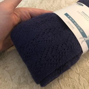 NWT Purple Knit Tights